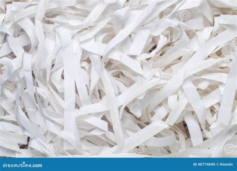 Shredded Paper Texture Stock Photo Image 40774690