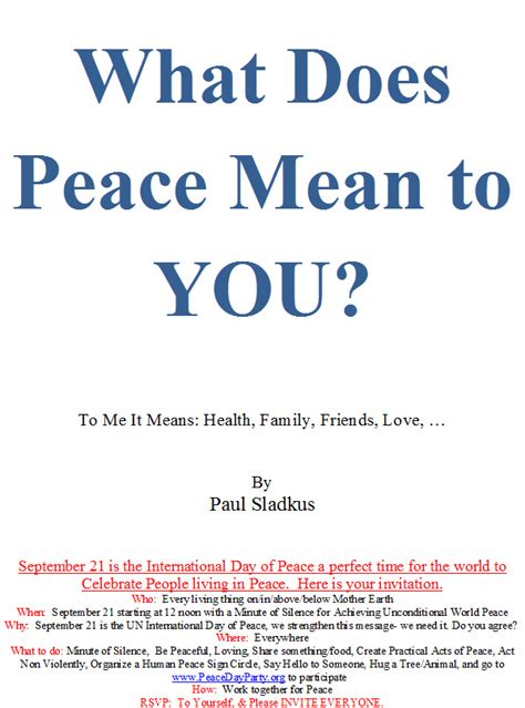 Used to show that you are annoyed or that you disagree (definition of what do you mean? What Does Peace Mean To You? The Book