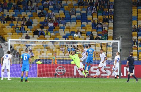 Uefa Champions League Game Fc Dynamo Kyiv Vs Napoli Editorial Stock