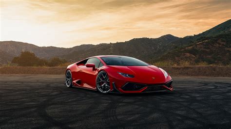 1366x768 Lamborghini Huracan Red Car 1366x768 Resolution Hd 4k
