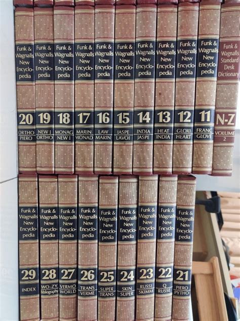 Funk And Wagnalls New Encyclopedia Full Set Hobbies And Toys Collectibles