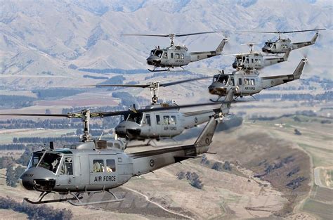 Rnzaf Uh 1h Iroquois Military Helicopter Military Aircraft Aircraft