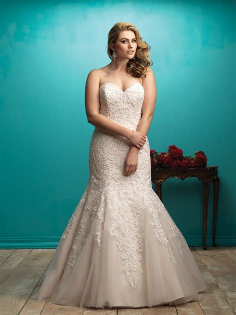 Allure Bridals W363 Plus Size Bridal Dress 2015