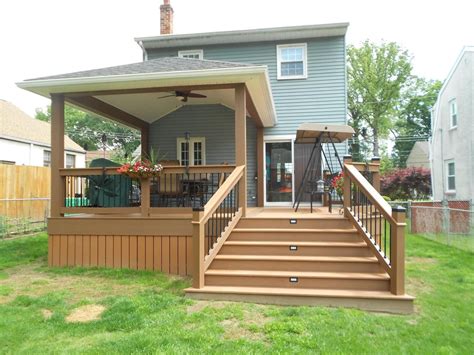Covered deck ideas on a budget, partially. Here at Decks R Us, we LOVE creating new and unique ...