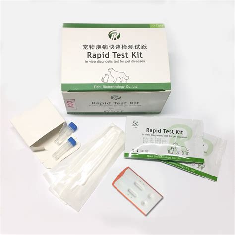 That detects the existence of antibodies in the blood of individuals it is recorded that rapid antigen kits key is scaling up the testing of novel coronavirus. Canine Parvovirus Rapid Test Kit/cpv Ag Detection Kit ...