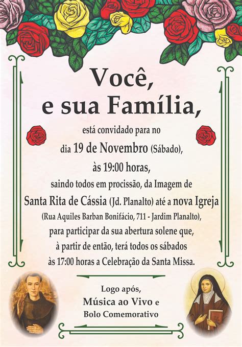 Cerimonial De Abertura De Festa De Igreja