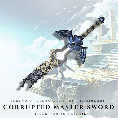 Corrupted Master Sword From Legend Of Zelda Tears Of The Kingdom 3d