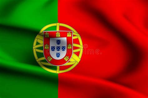 Ejemplo De La Bandera De Portugal Stock De Ilustraci N Ilustraci N De Fondo Naturalice