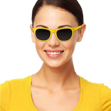 Yellow Frame Retro Sunglasses