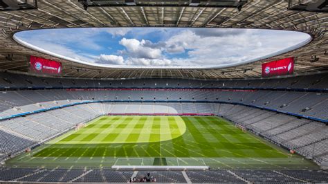 The allianz arena is a famous landmark in munich and the home of the football club fc bayern munich. General information - Allianz Arena (EN)