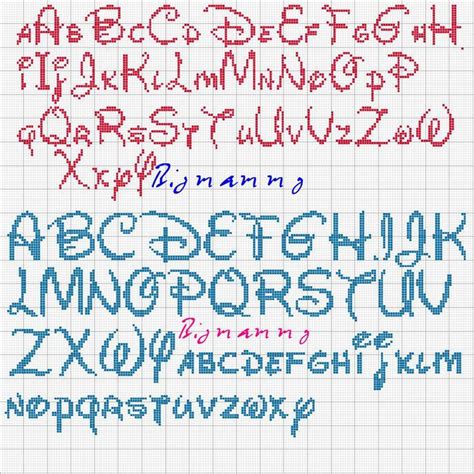 Disney Alphabet Cross Stitch Alphabet Patterns Cross Stitch Letters