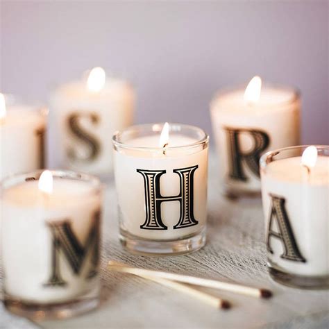 Alphabet Candles Candles Aroma Candle Letter Candles