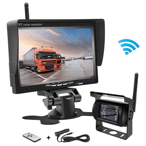 Podofo 7 Hd Wireless Backup Camera Tft Lcd Vehicle Rear View Monitor