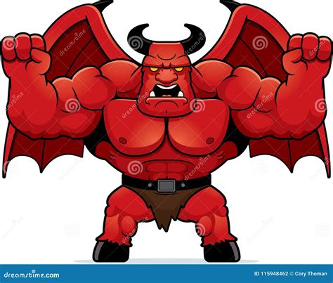 Cartoon Demon Angry Stock Vector Illustration Of Graphic 115948462