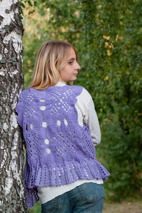 This boho vest pattern is very unique and stylish, it can be worn over most any outfit to add boho style. Crochet Patterns for Vest? | ThriftyFun