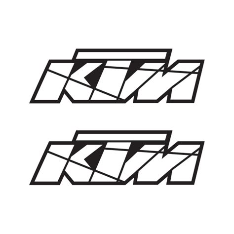 Printed Vinyl Ktm Logo Stickers Factory