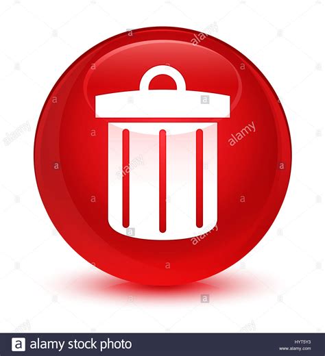 Red Trash Can Icon 195154 Free Icons Library