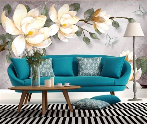 Check spelling or type a new query. 3D White Flowers 572 Wall Murals | Wall murals, Mural ...