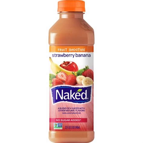 Naked Strawberry Banana 100 Fruit Juice Smoothie Smartlabel™