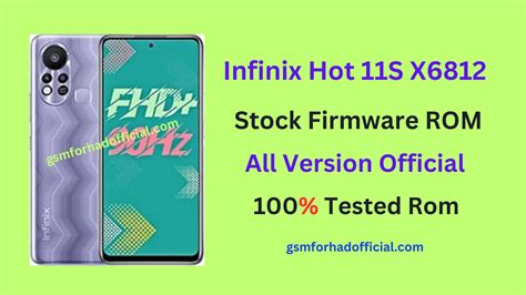 Infinix Hot S X Flash File Tested Rom