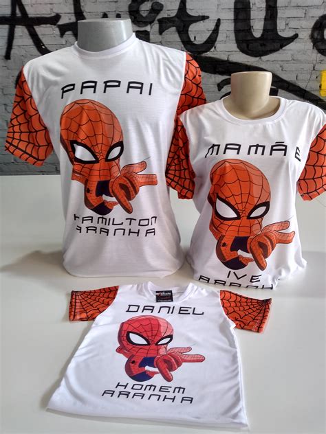 étincelle Monsieur Programme Camisas Personalizadas Do Homem Aranha