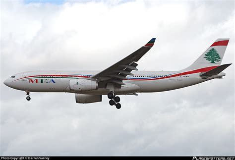 Od Meb Mea Middle East Airlines Airbus A330 243 Photo By Darren