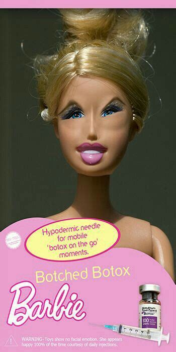 gross barbie funny botox funny barbie