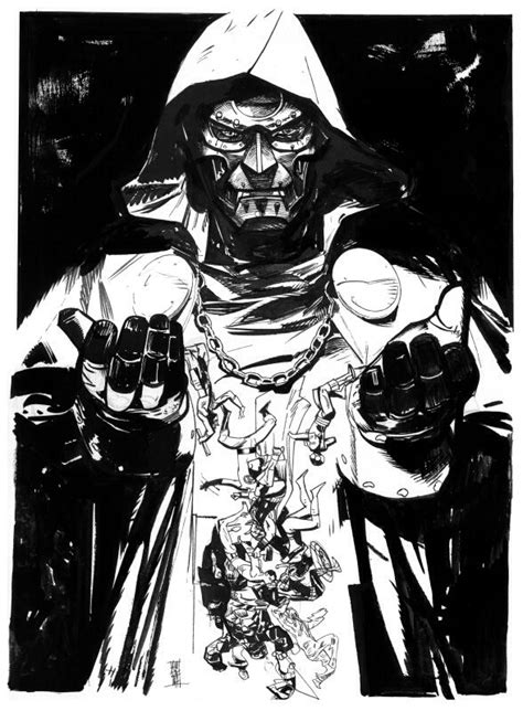 Doctor Doom By Alex Maleev Comic Book Villains Marvel Comics Art Comic Art