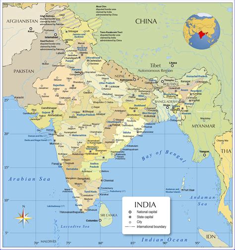 Political Map Of India Tropic Of Cancer / Tropic Of Cancer ...