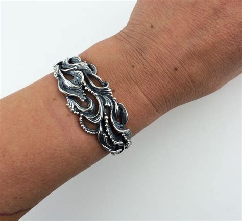 Truly A Handmade Silver Cuff Bracelet — Crystal Hartman Art Jewelry