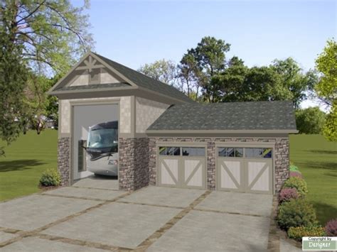 With this plan, you have everything you need. RV Garage Shop RV Garage with Carport Plans, the house ...