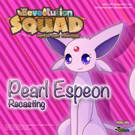 Casting Call Club Eeveelution Squad Comic Dub Project Pearl Espeon