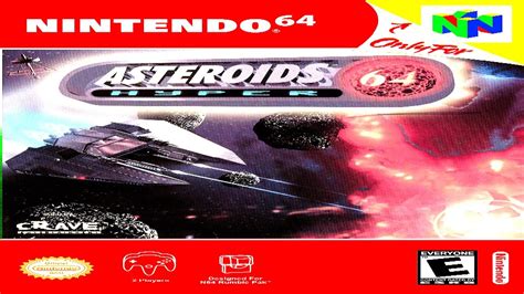Asteroids Hyper 64 Nintendo 64 Game Play 4k 60fps Youtube