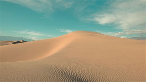 Download Wallpaper 2560x1440 Desert Hill Sand Dunes Waves