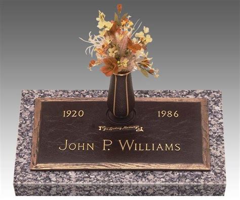 Individual Bronze Grave Markers Grave Marker Headstones Markers