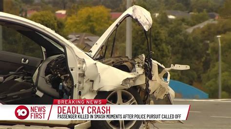 Passenger Killed In Crash After Police Pursuit 10 News First Passenger Car Chase