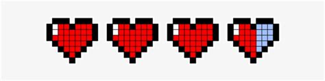 Pixel Hearts Png 8 Bit Heart Zelda Png Image Transparent Png Free