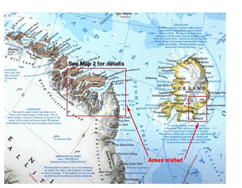 Where Is Iceland And Greenland On A Map