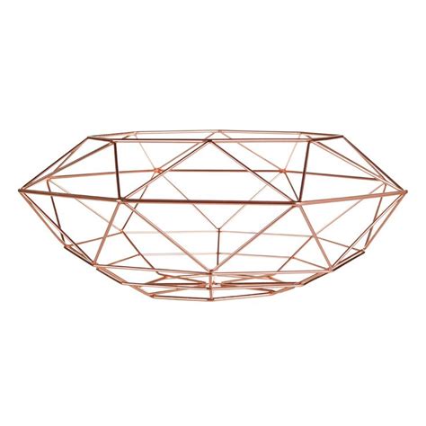 Geometric Copper Basket This Geometric Copper Basket Is A Stunning