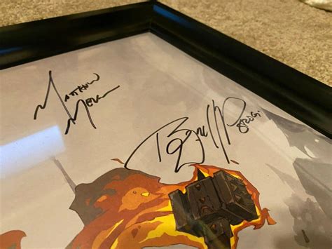 Limited Edition Critical Role 50th Episode Joe Mad Signed Art Poster