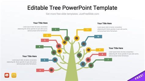 Decision Tree Yes No Infographic For Powerpoint Just Free Slide