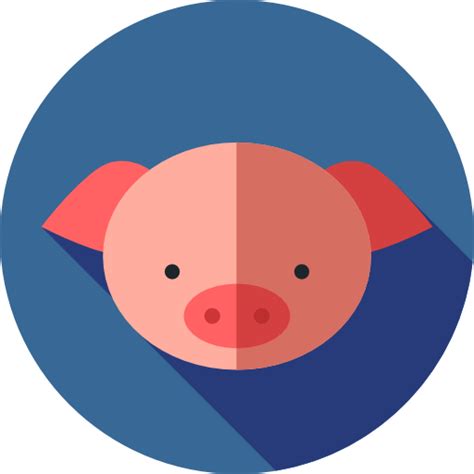 Pig Free Animals Icons