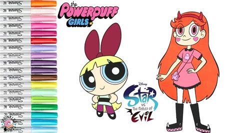 Powerpuff Girls Color Swap Blossom Star Vs The Forces Of Evil Star Butterfly Sprinkled Donuts