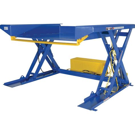 Vestil Hydraulic Ground Lift Scissor Table Ac Powered Lift Tables