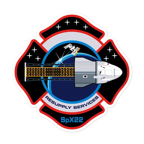 Nasas Spacex Crs 22 Decal