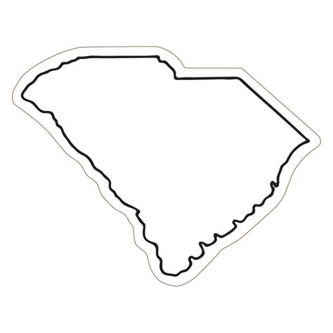 Clip Art South Carolina State Outline