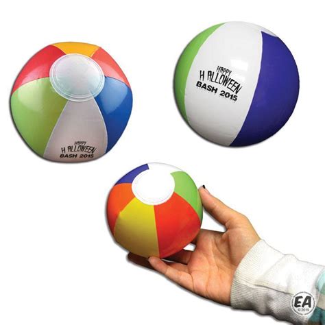 Branded 6 Mini Inflatable Beach Ball Customized Beach Balls