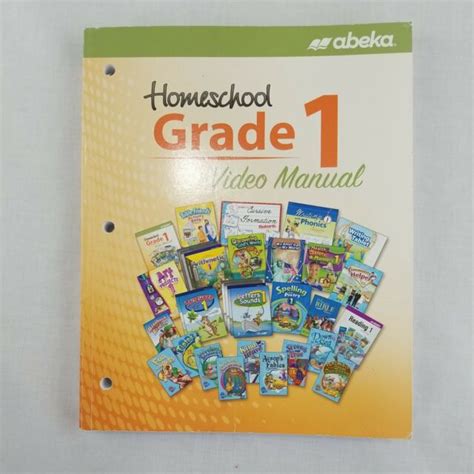 Abeka 1st Grade 1 Video Manual Book 29670802 For Sale Online Ebay