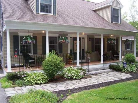 Wood railings for front porch are attractive and they give the building a special 'homely' feel. 17 Best images about Front Porch Step Ideas on Pinterest ...