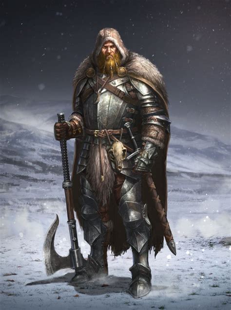 Man Of The North Toni Justamante Jacobs Viking Character Fantasy
